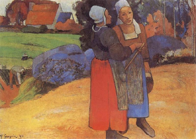 Paul Gauguin Breton Peasants Germany oil painting art